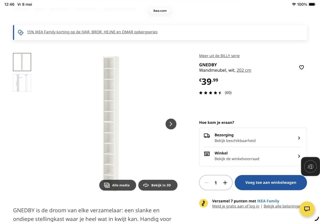Boeken en CD kasten
