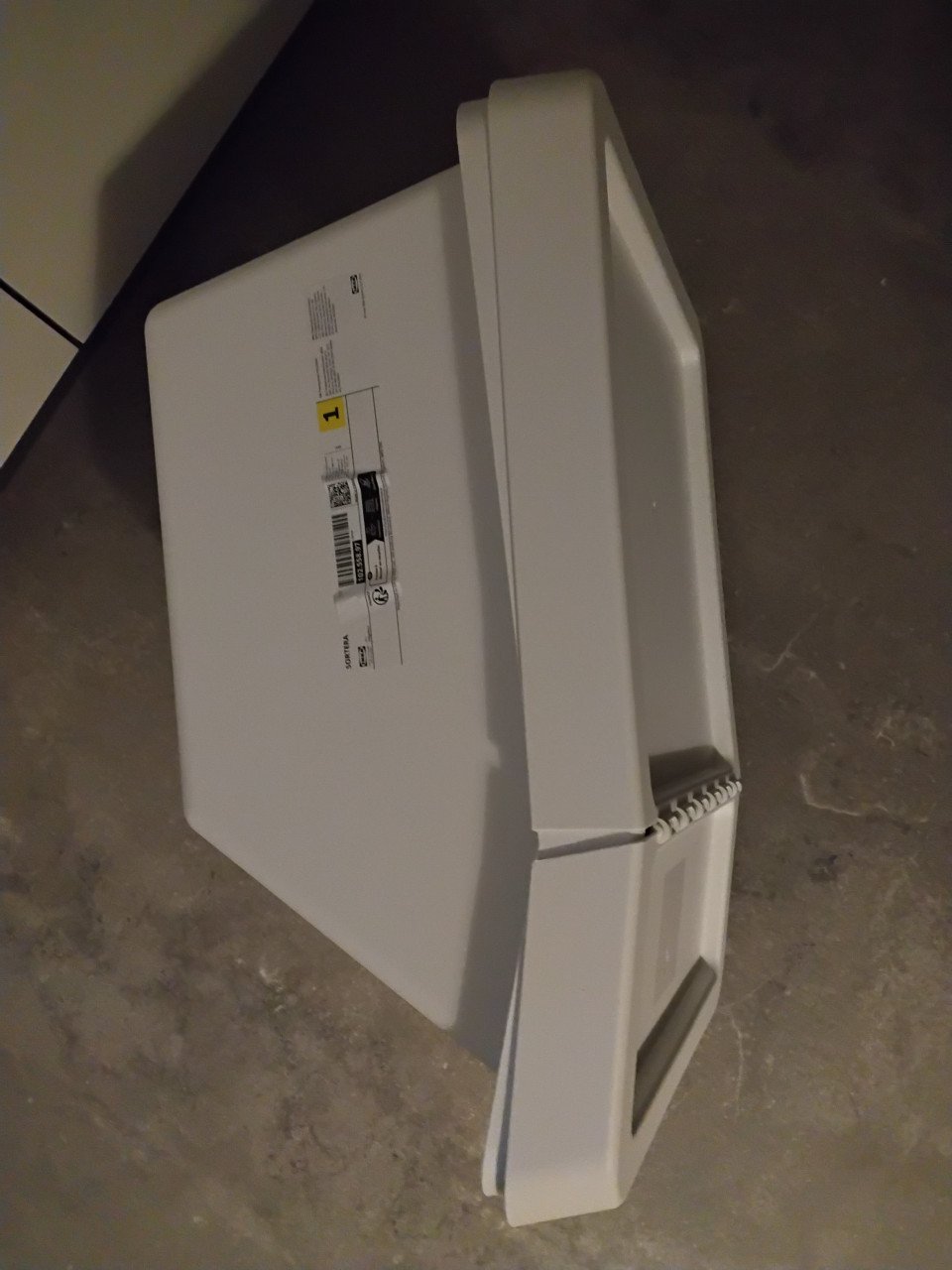 Twee opbergers sortera van ikea
