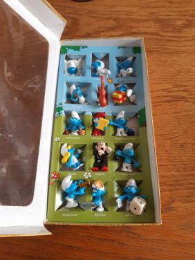 Smurfen set van a.h. en het smurfenspel