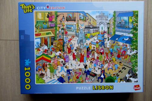 2 Legpuzzels,  Goliath Lissabon en Rome  1000 stukjes