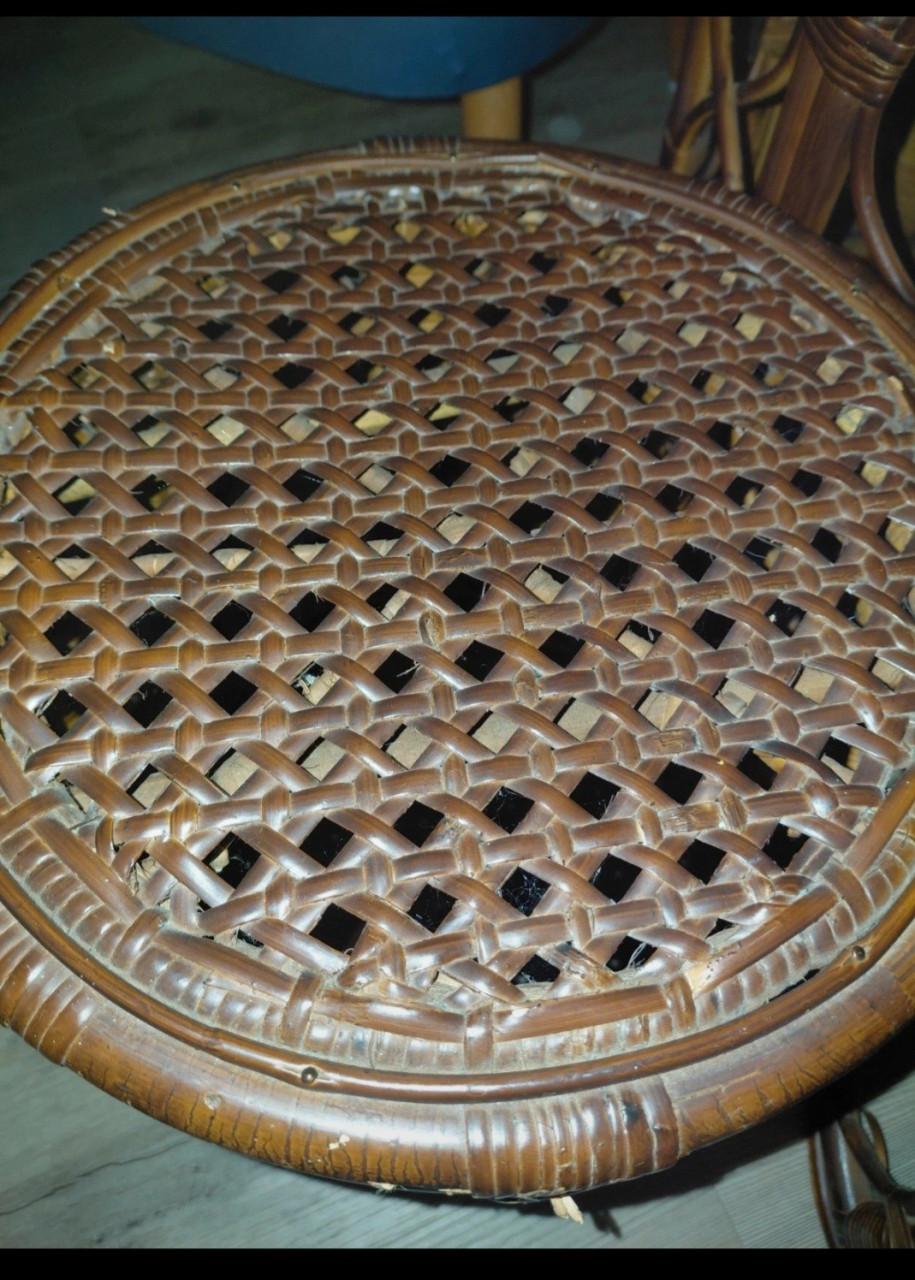 Vintage mimi set bamboe/rotan