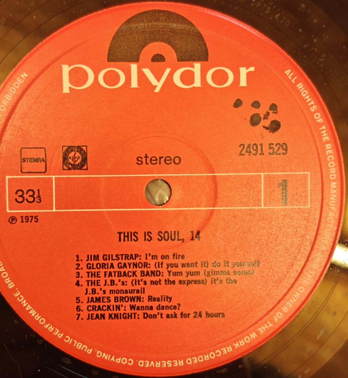 Te Koop LP  This Is Soul 14 met Diverse Artiesten