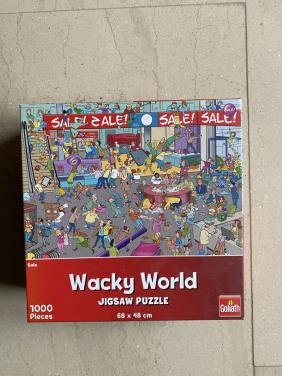 Puzzel Wacky World Jigsaw Puzzle Sale z.g.a.n. slechts 1 keer gelegd