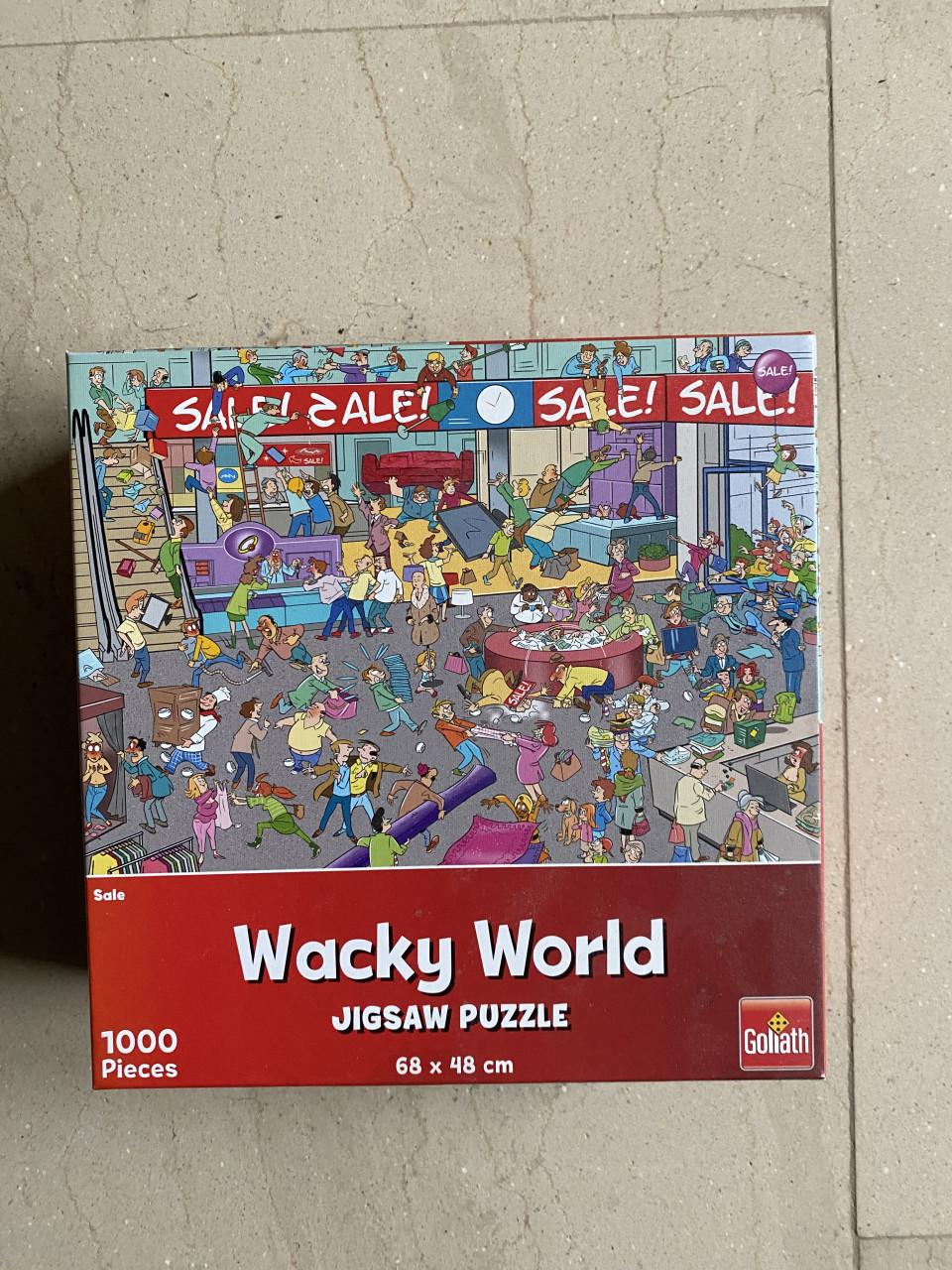 Puzzel Wacky World Jigsaw Puzzle Sale z.g.a.n. slechts 1 keer gelegd