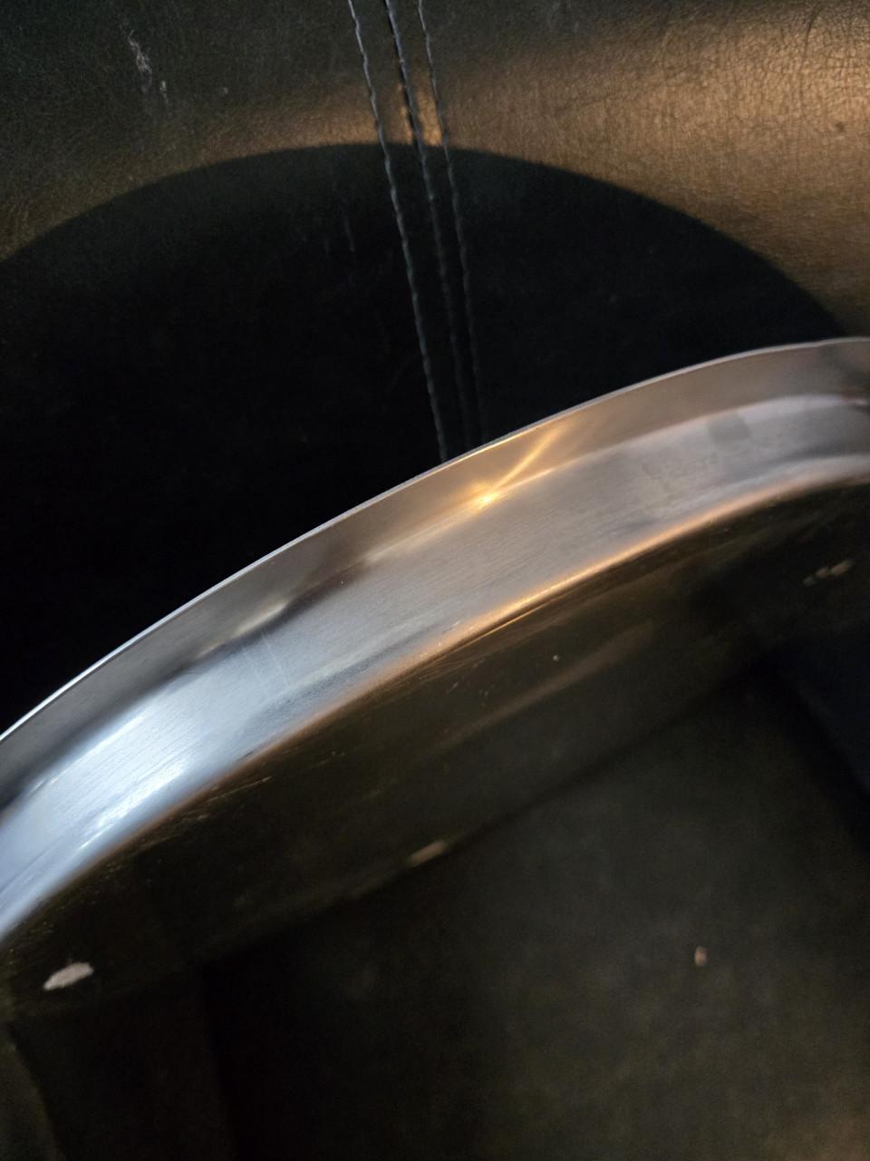 RVS dienblad/serveerschaal 38cm D2.5 cm 5 beschikbaar Prijs is per stuk