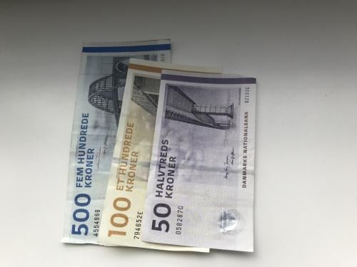 650 Deense kronen biljetten