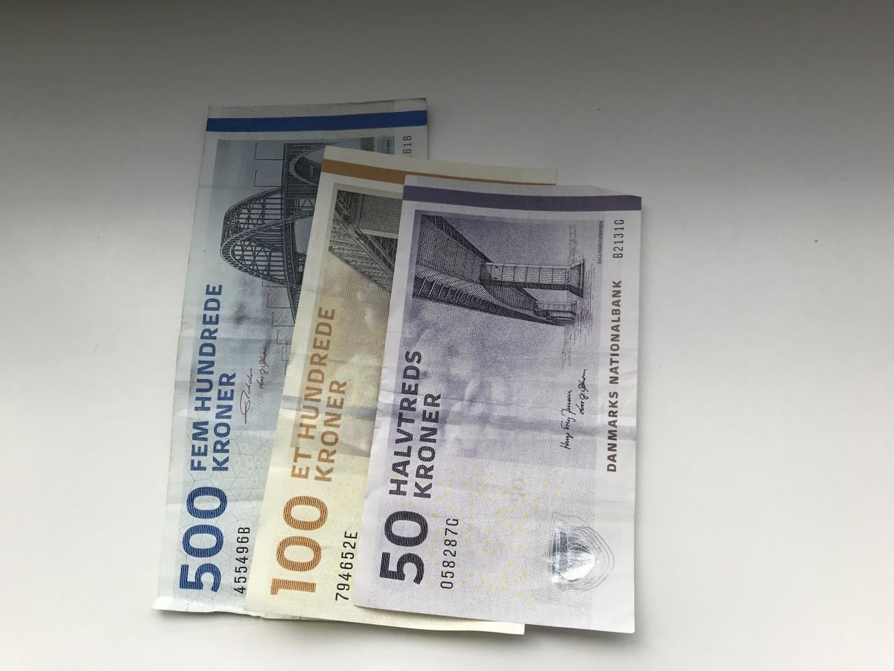 650 Deense kronen biljetten