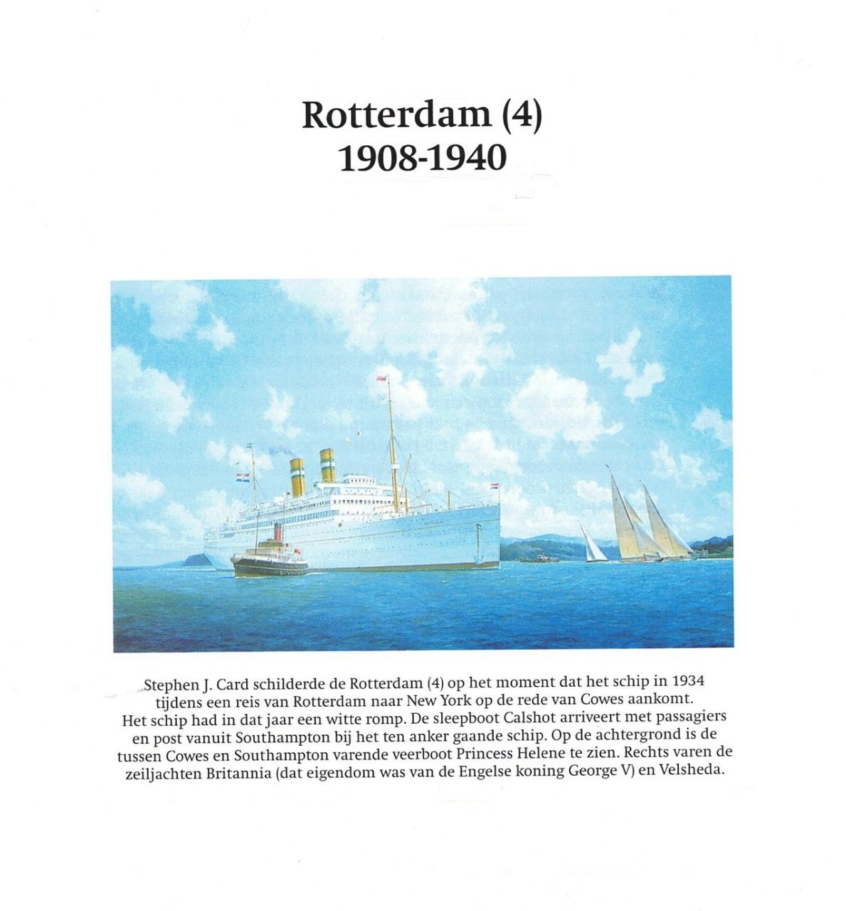 Zes maal Rotterdam. Geschiedenis van 6 HAL schepen.