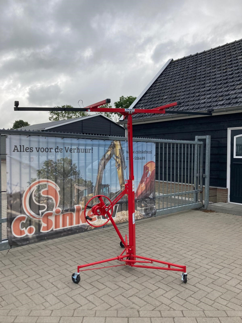 Te huur: Gipsplaatlift