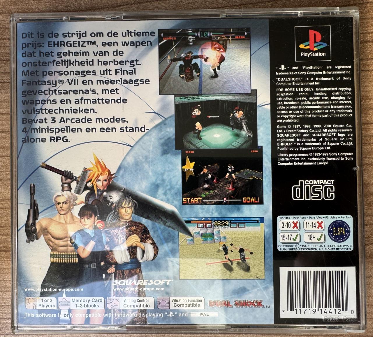 Ehrgeiz PS1 | Compleet & in goede staat