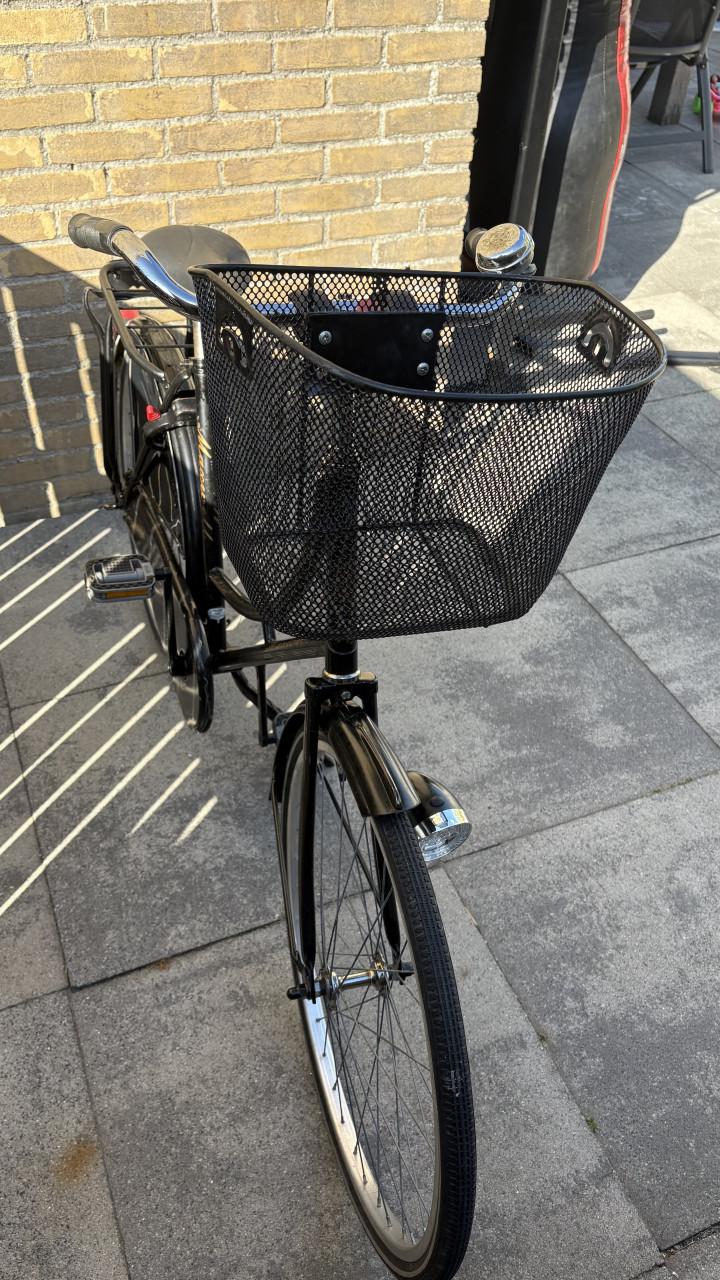 Zwarte opoefiets 24 inch