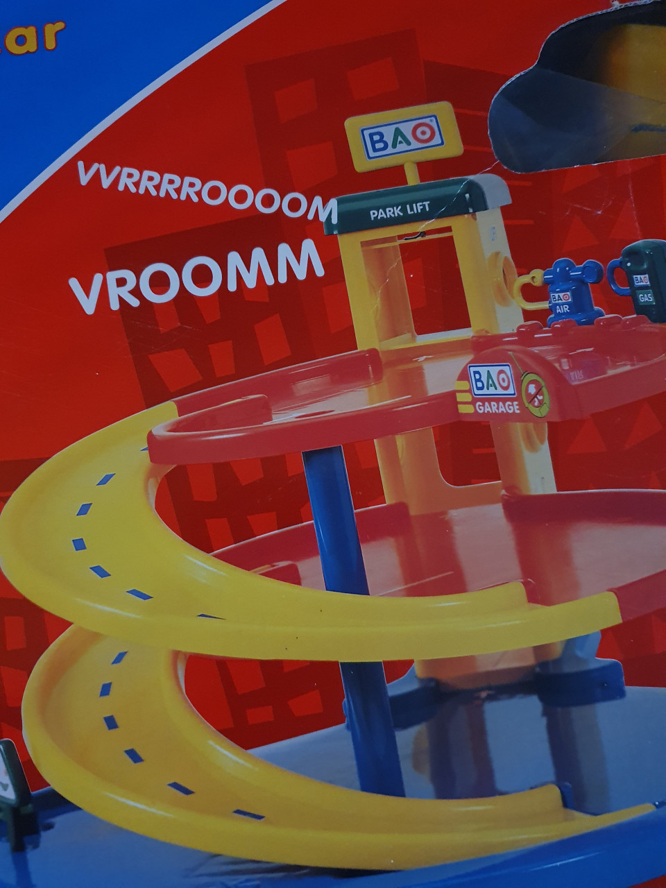 Zgan grote doos Bao Super City Garage Speelgoedgarage incl veel accessoires