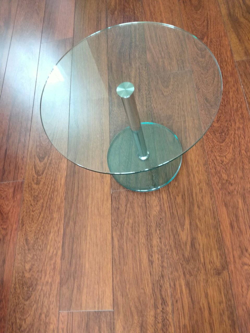 Solidesk design salontafel of bijzettafel glas/ staal
