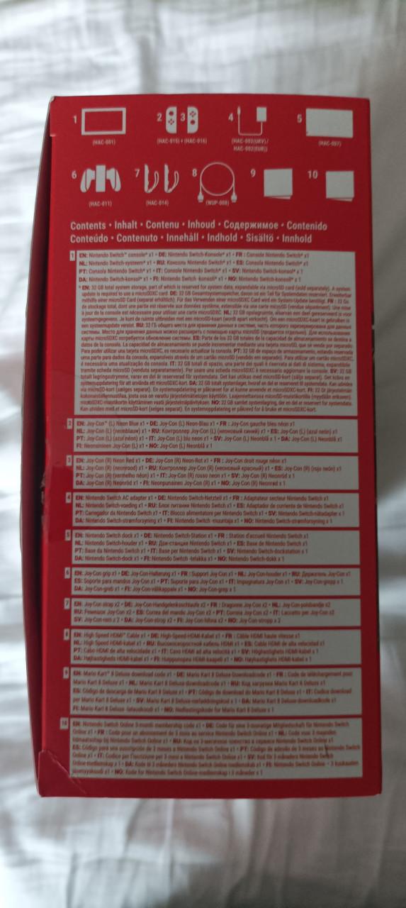 Nintendo switch nieuw in doos incl Mario kart 8