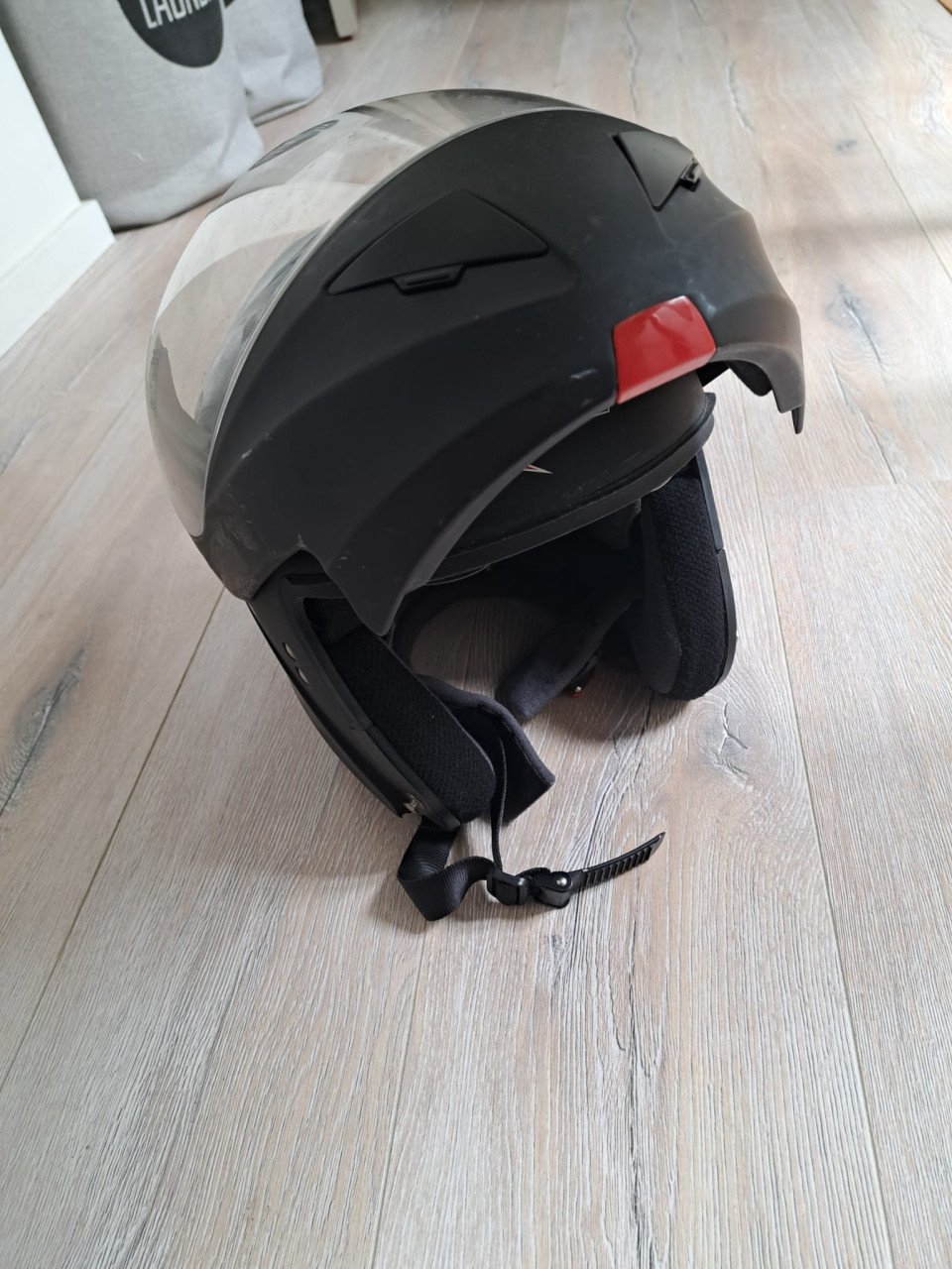 Motorhelm systeemhelm