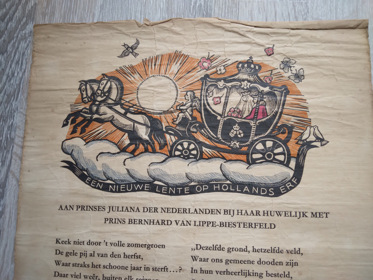 Rijmprent uit 1937
