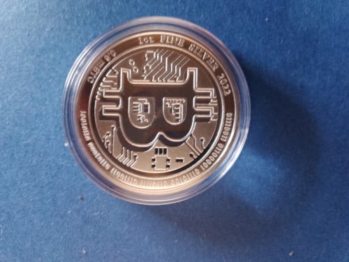 1 oz zilveren Bitcoin