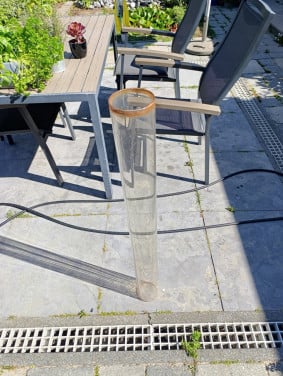 Glas voor terrasheater