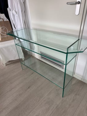 Glazen side-table