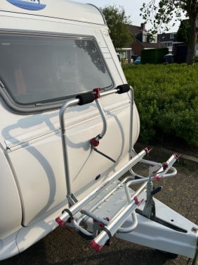 Fietsendrager caravandissel