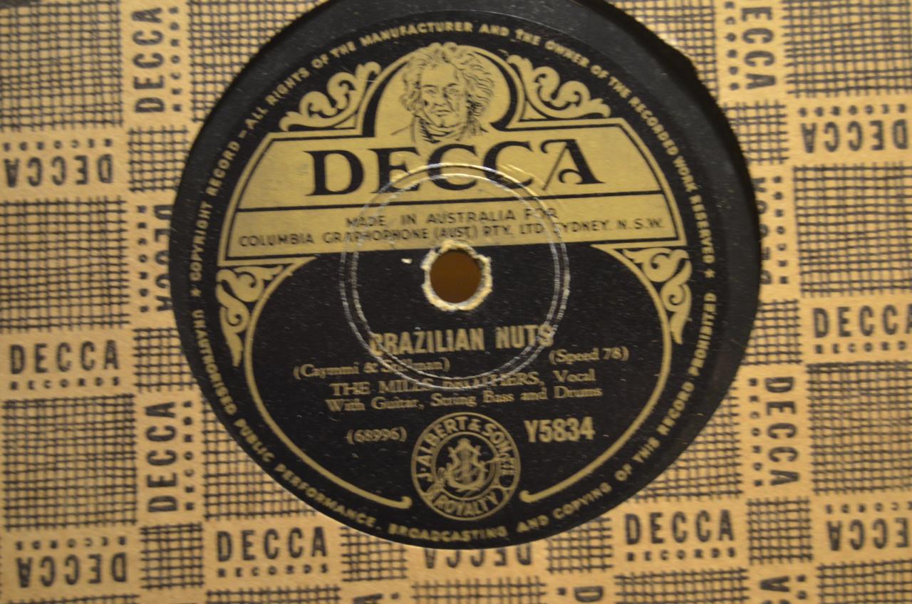 78 rpm Mills Brothers jaren '40 en '50 héél veel stuks. (2)