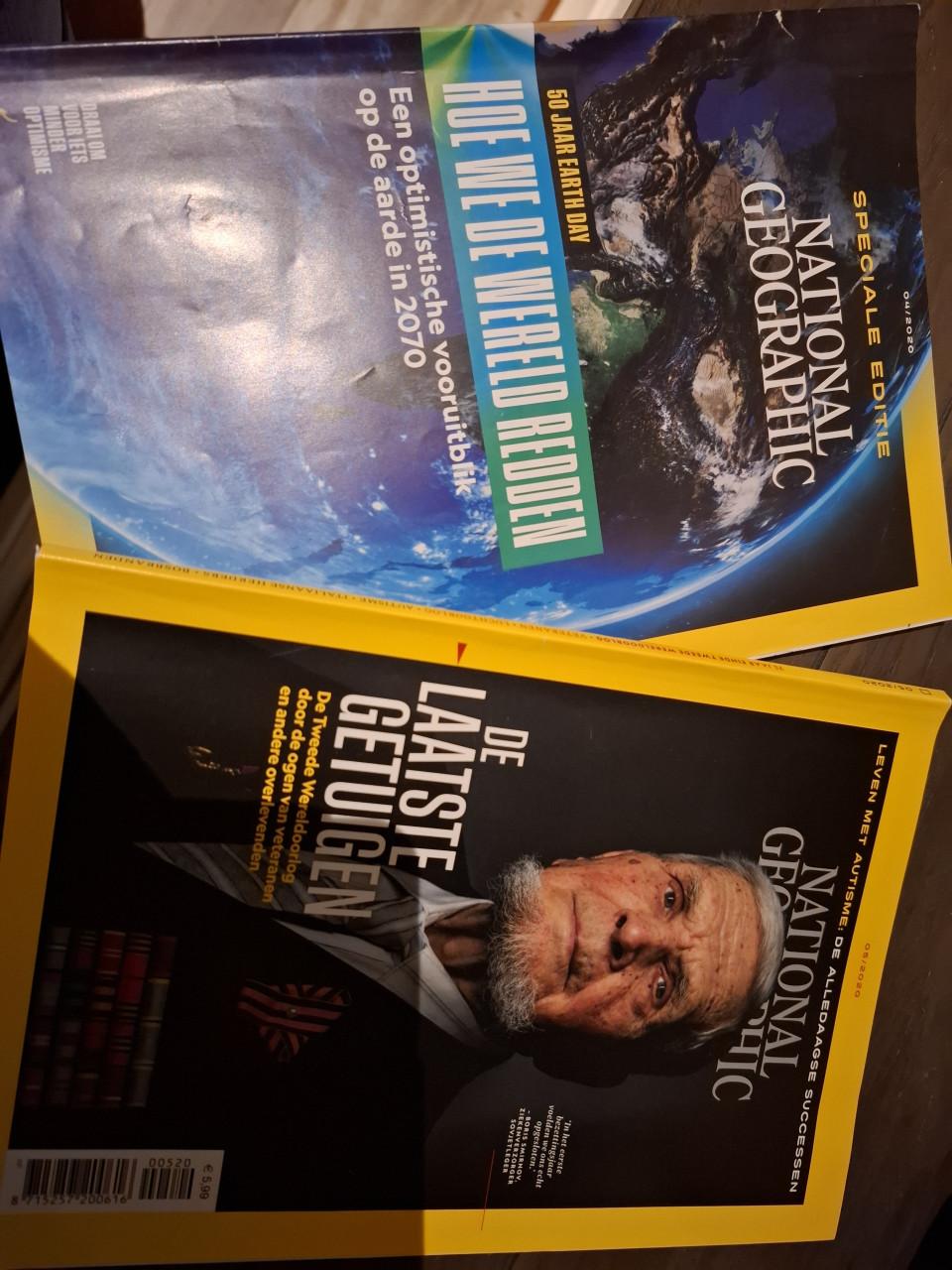 Tijdschriften: columbus travel, know how space en national geographic