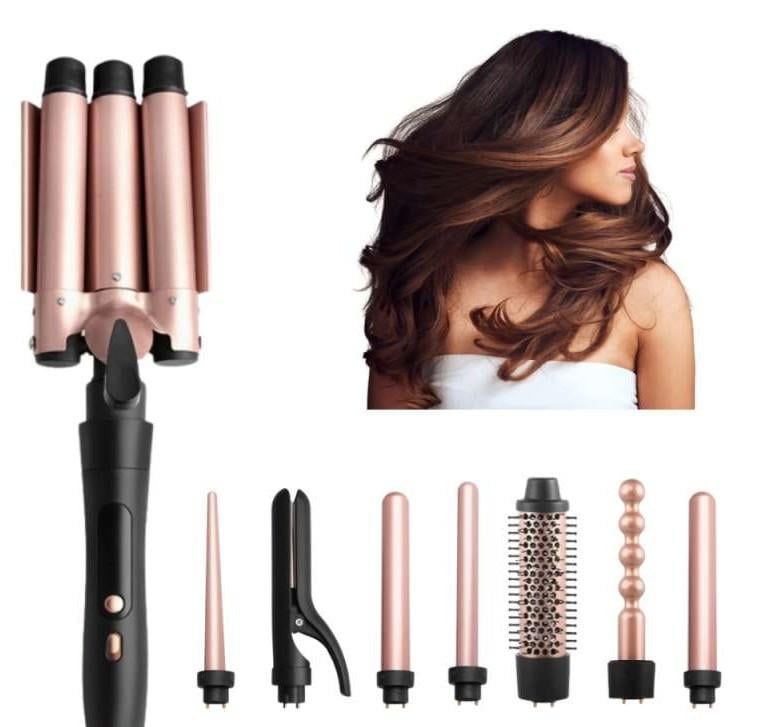 PROFESSIONELE KERAMISCHE HAARSTYLINGSET 8in1