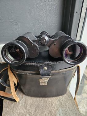 Vintage Russische Verrekijker BPC5 12x40 met Leren Tas