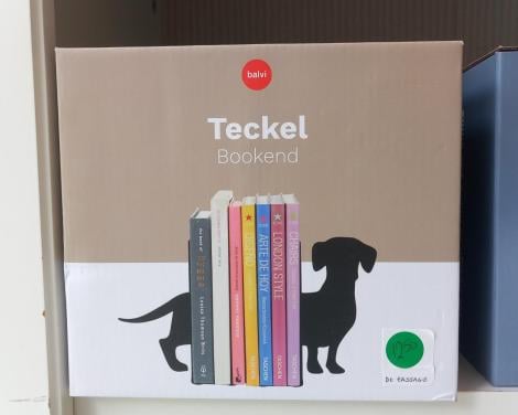 Boekensteunen Teckel