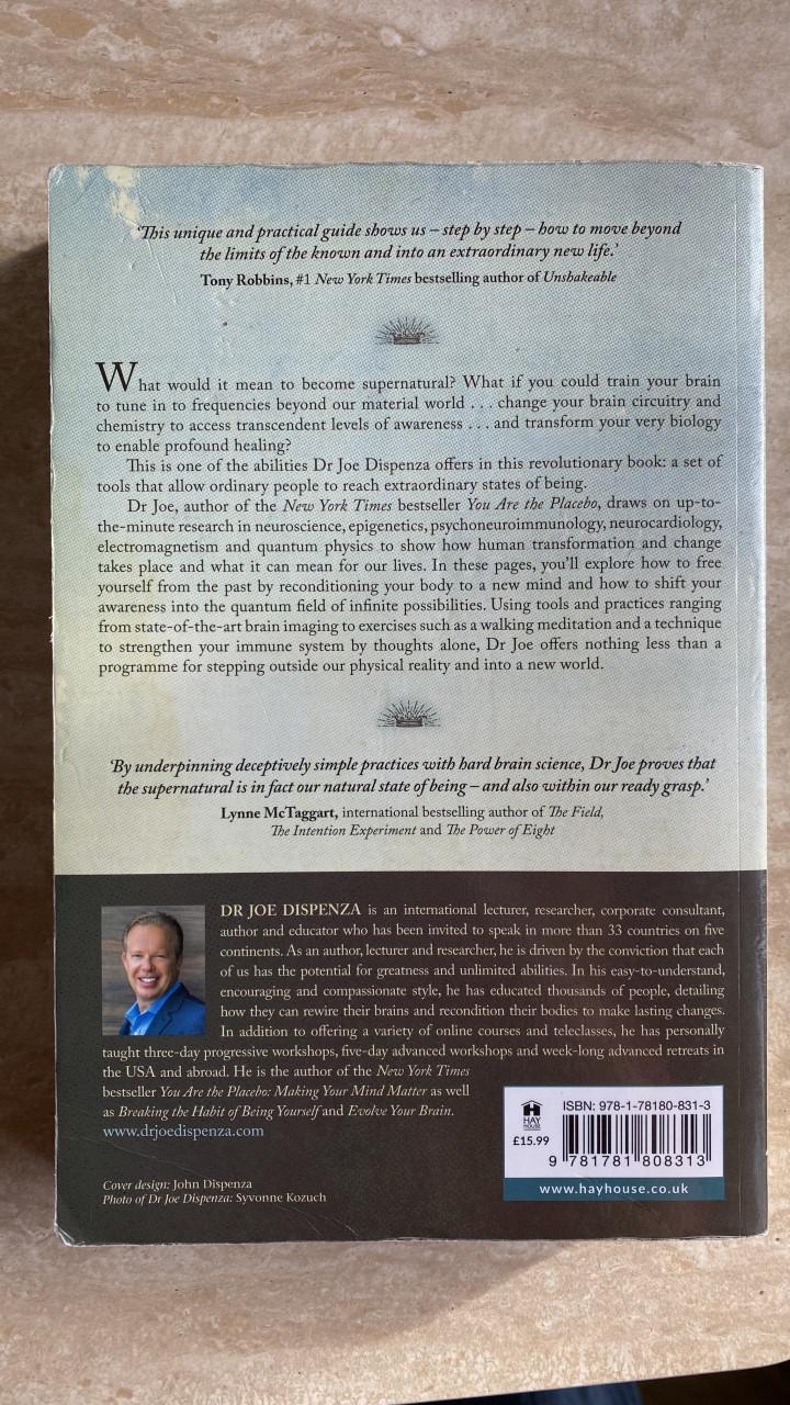 Boek Dr. Joe Dispenza - Becoming Supernatural