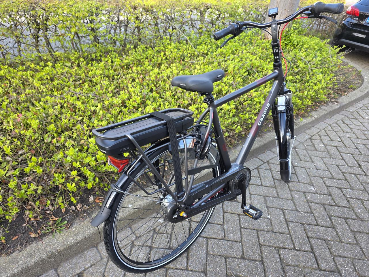 Schitterende Gazelle Deauville elektrische heren fiets met middenmotor