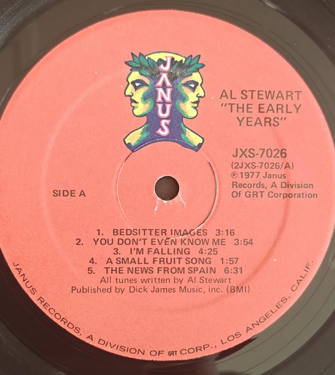 Te Koop LP Al Stewart - The Early Years uit 1977