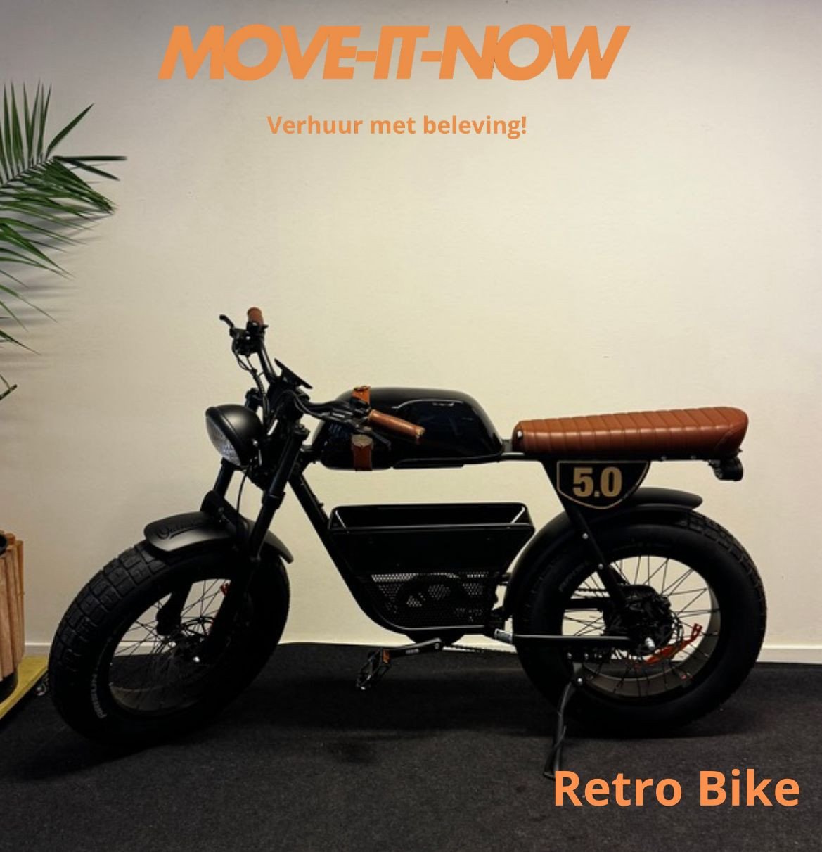 TE HUUR   Ga een dagje rijden op de E-Chopper, de E-Bike of Retro Bike