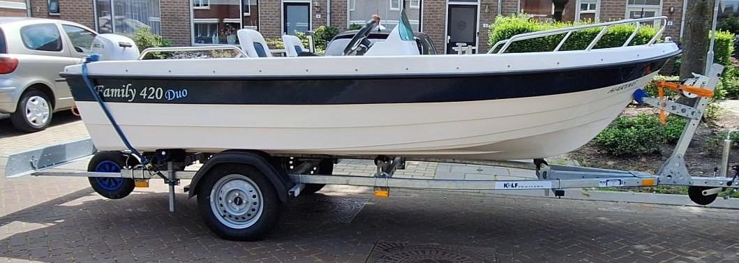 Vaarklare console bootje 4.20 mtr