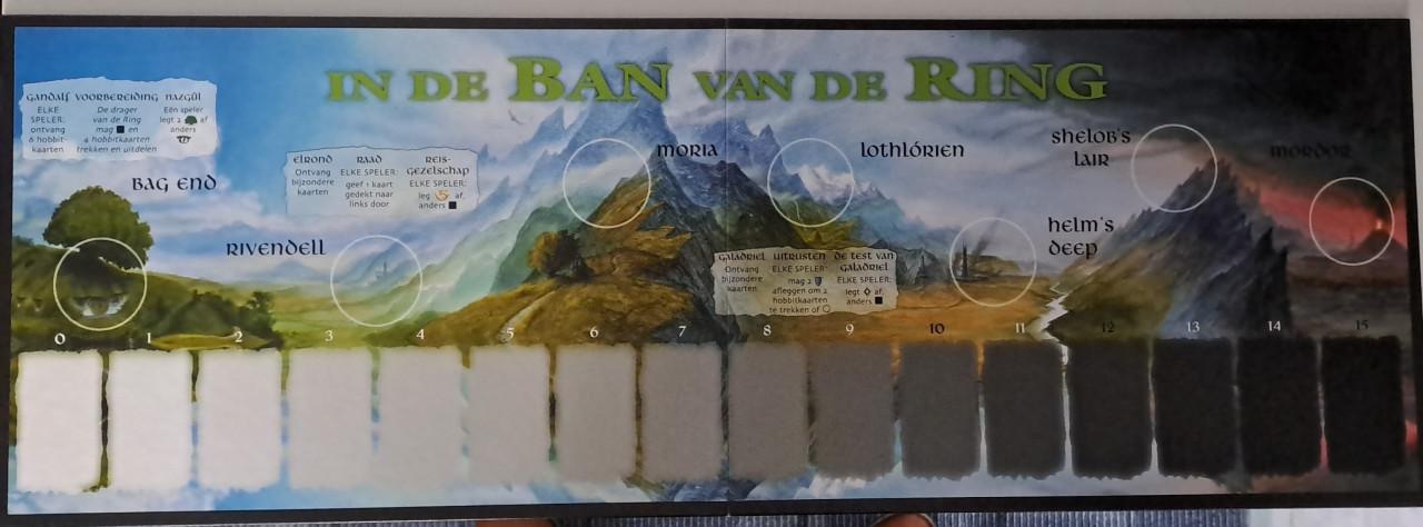 In de Ban van de Ring. Bordspel voor 2-5 spelers vanaf 12 jaar