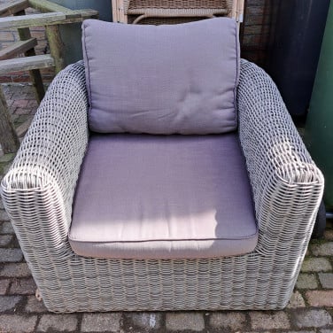 Rieten tuinstoel