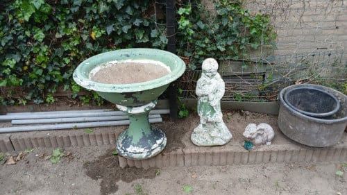 Tuinbeelden ornamenten
