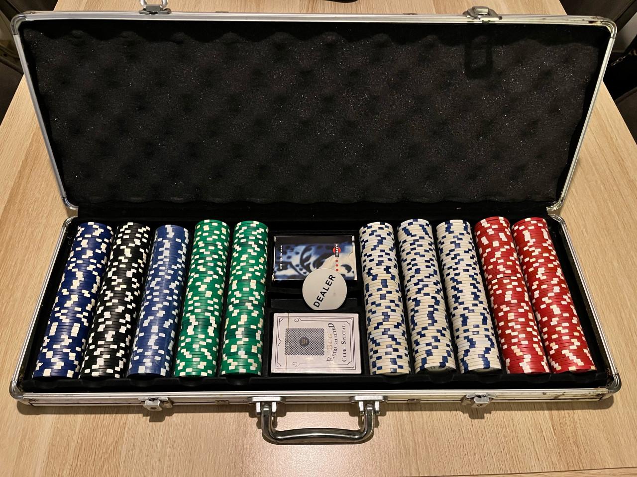 Poker set incl koffer