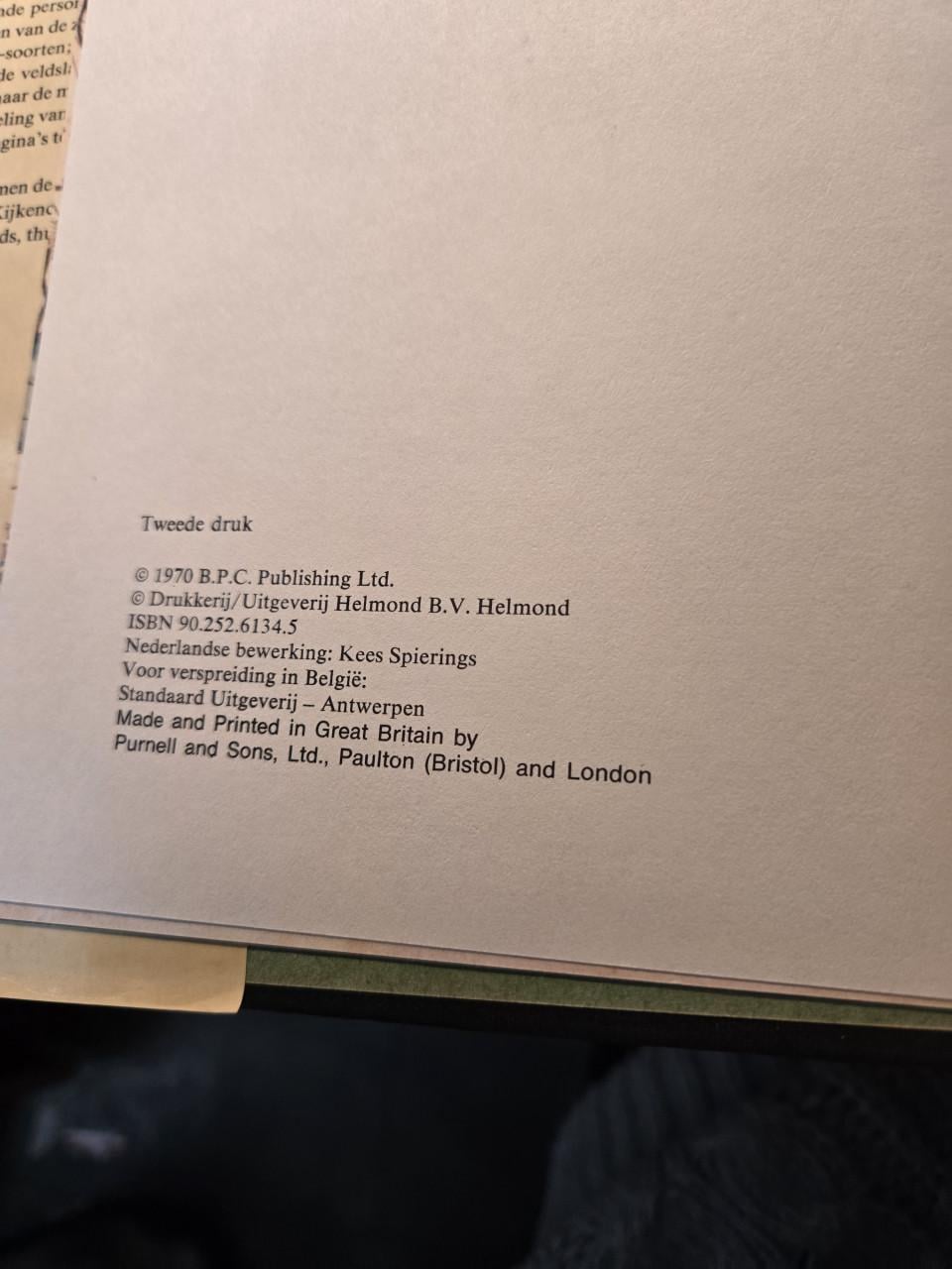 Boek, "Lees- en Kijk-encyclopedie".  1970 2e druk