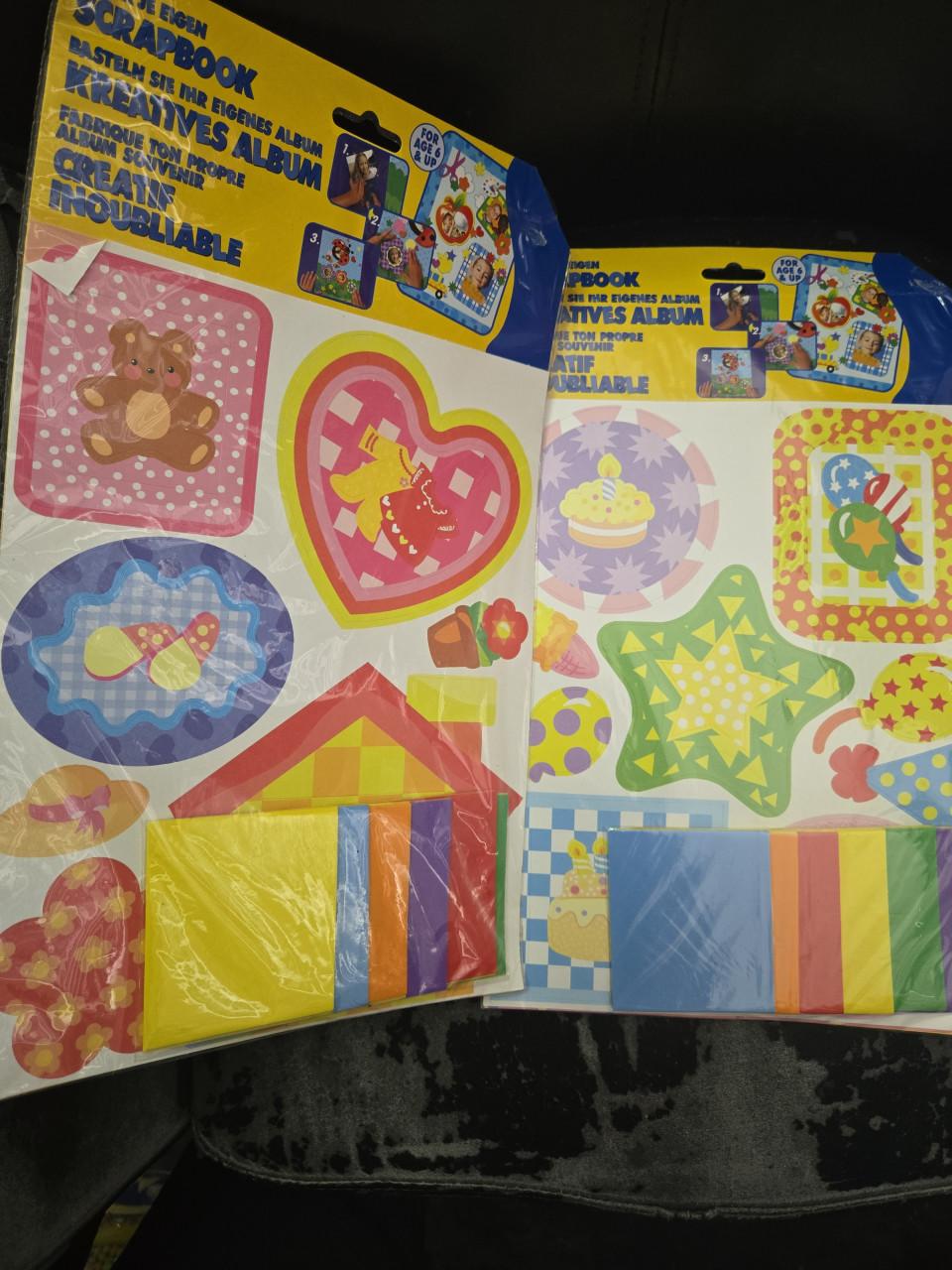 Scrapbookset 10 verpakkingen. Nieuw