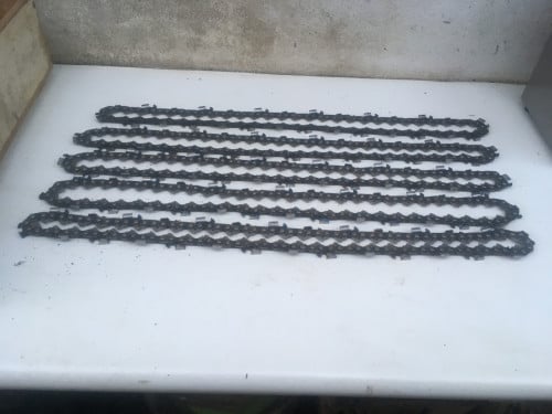 5x zaagketting voor kettingzaag dolmar, husqvarna etc. zo goed als nieuw