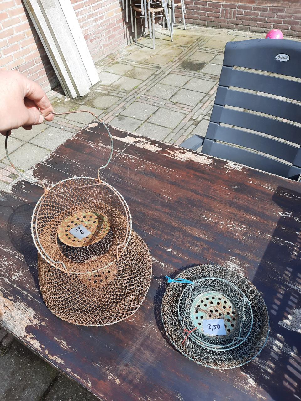 Schepnet en leefnetten te koop nieuw en vintage