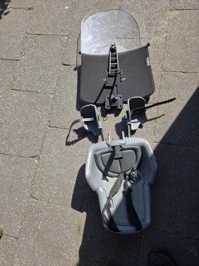 Fiets stoeltje voor en achter