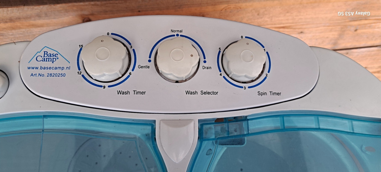 Camping wasmachine/centrifuge