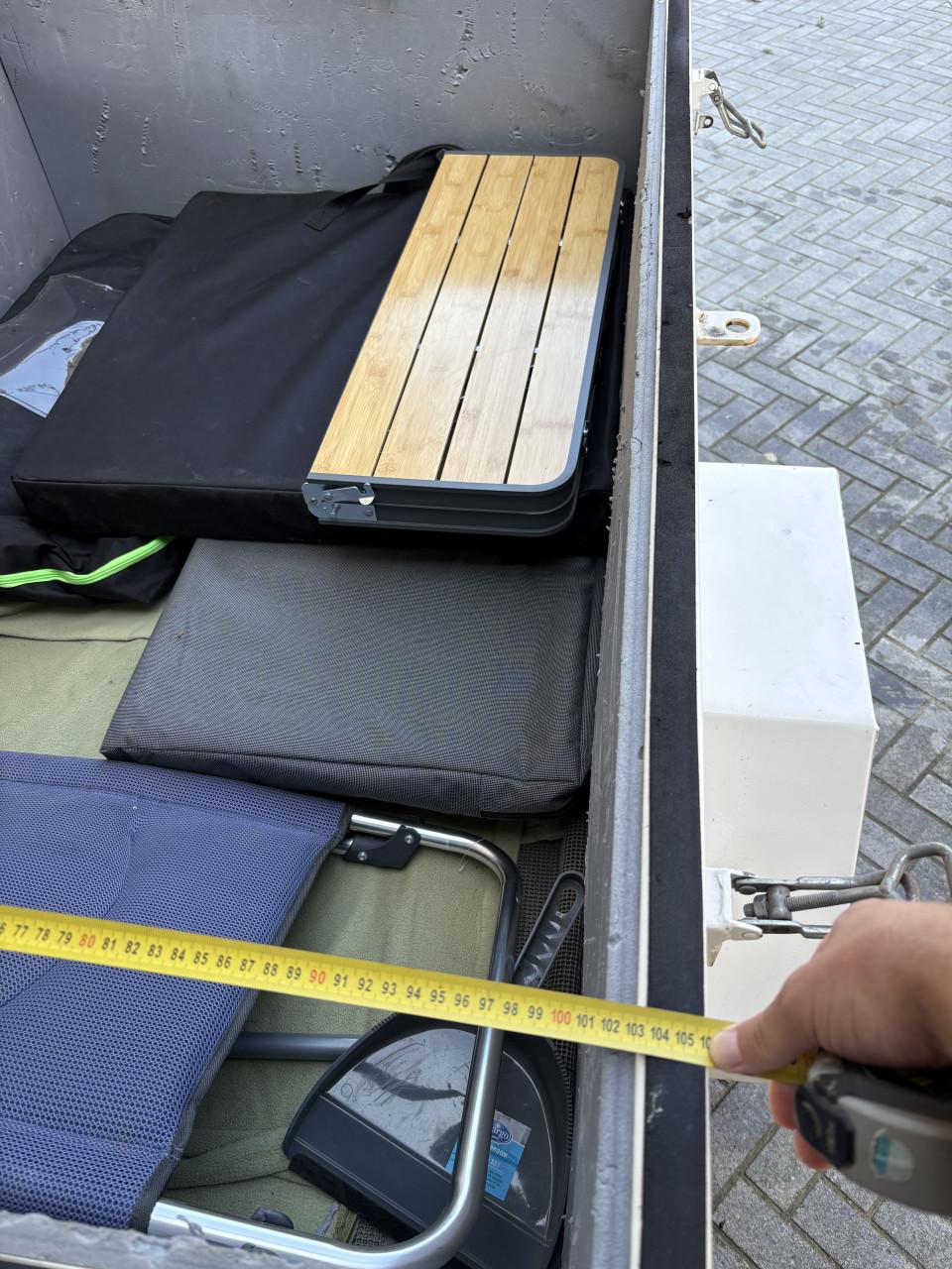 Bagagekar/aanhangwagen afgesloten, grote banden