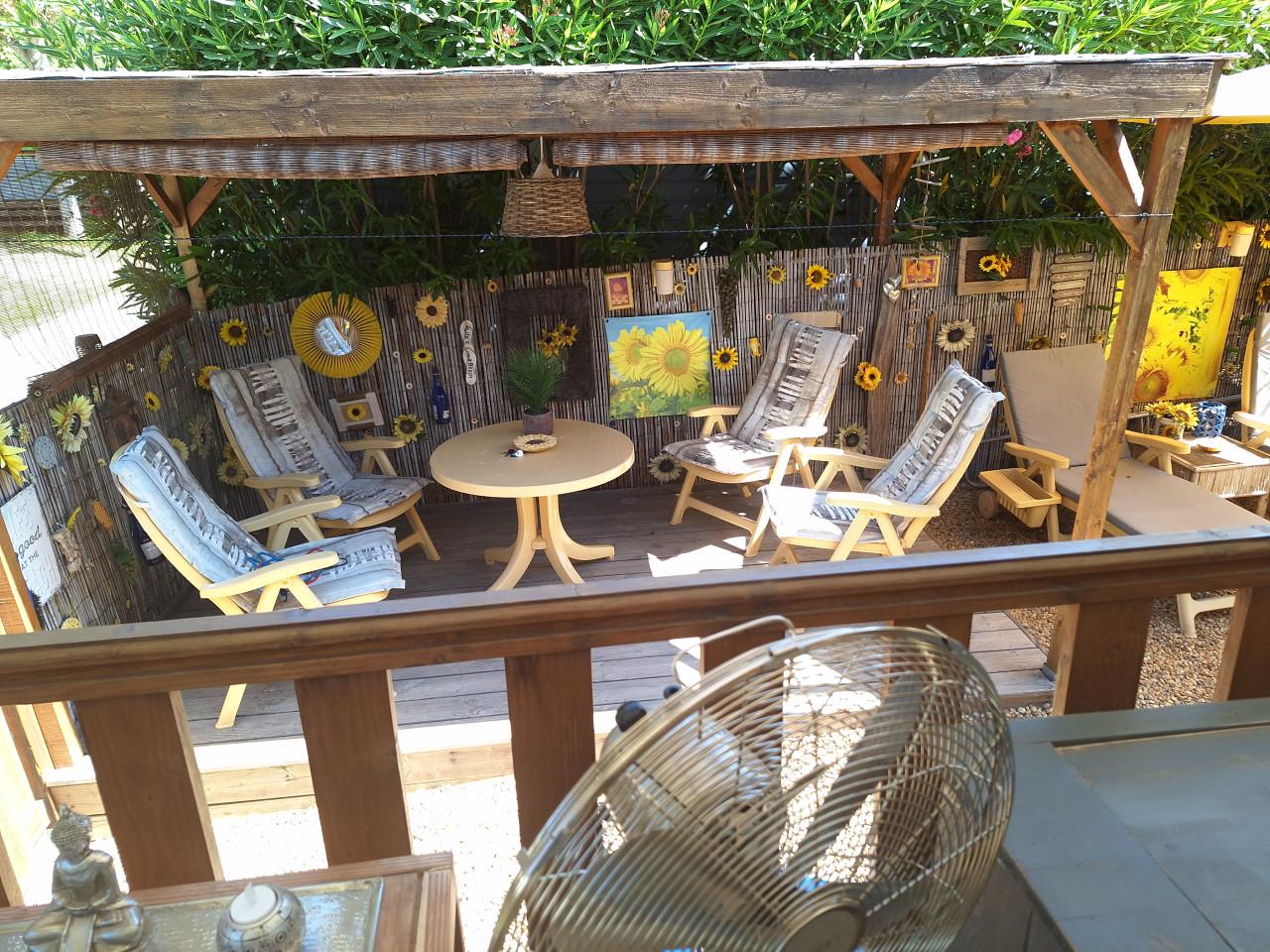 Zeer mooie mobilhome te huur aan de Middellandse Zee in Frankrijk