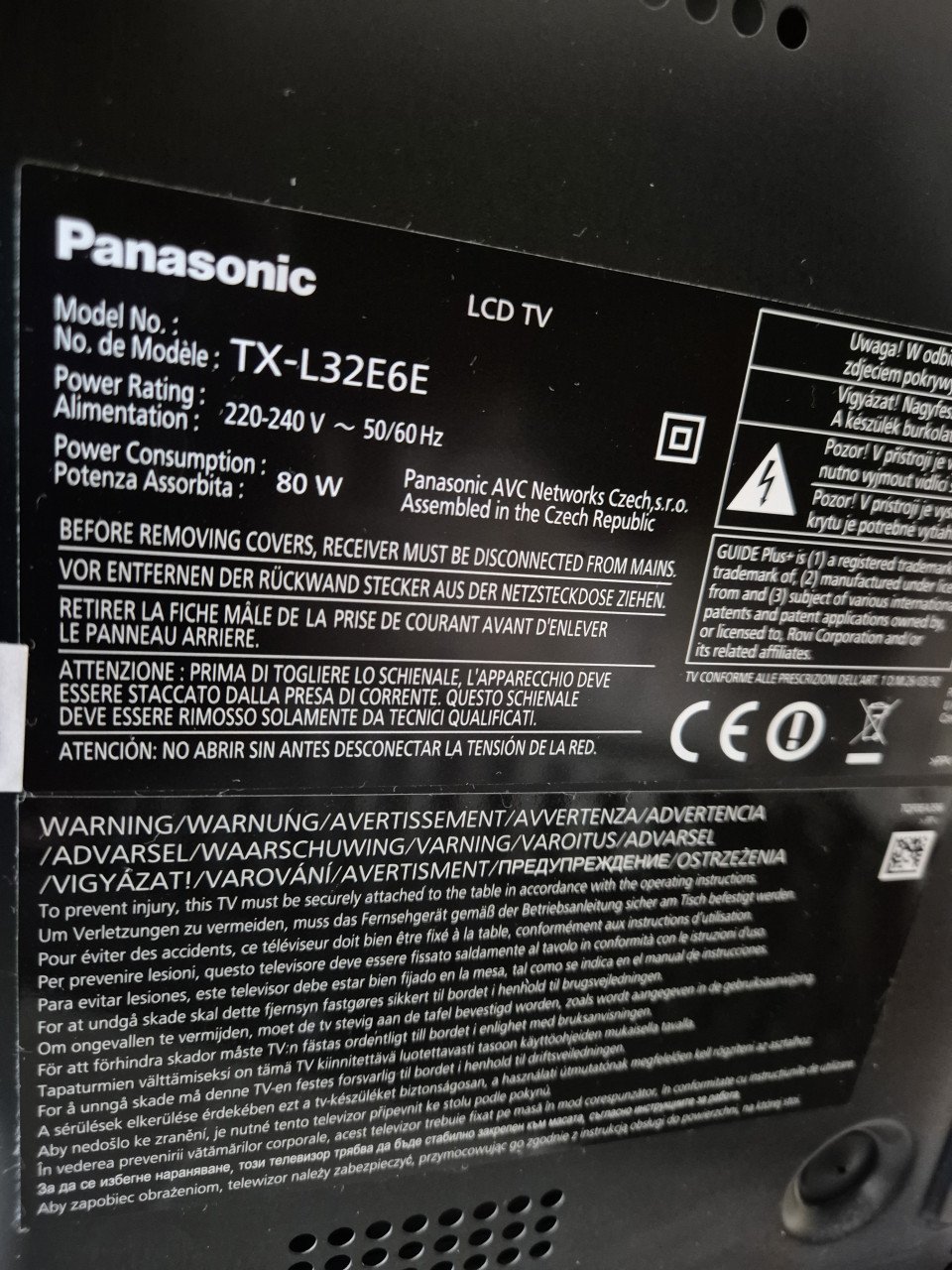 Panasonic 32 inch smart tv