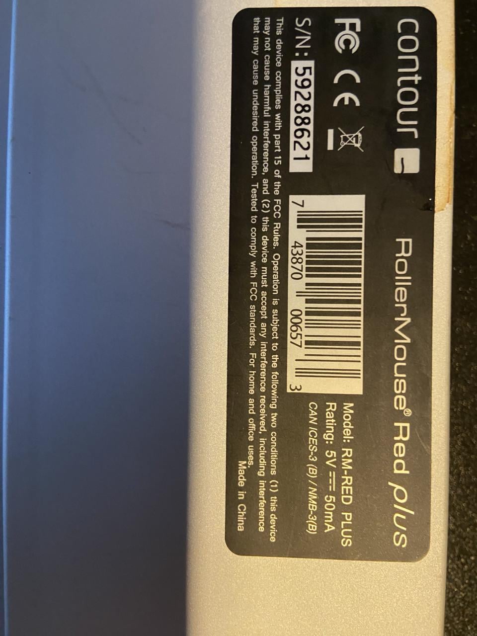 Contour rollermouse red.