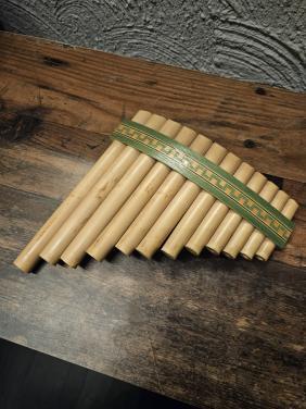Mooie bamboe panfluit - Handgemaakt blaasinstrument