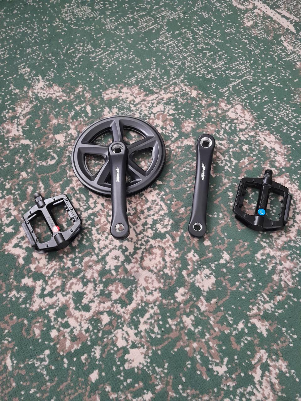 Crank Stel met trappers Fatbike